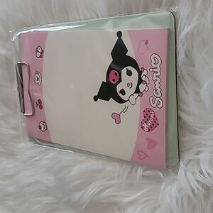 New Sanrio Kuromi Clipboard and Pad
